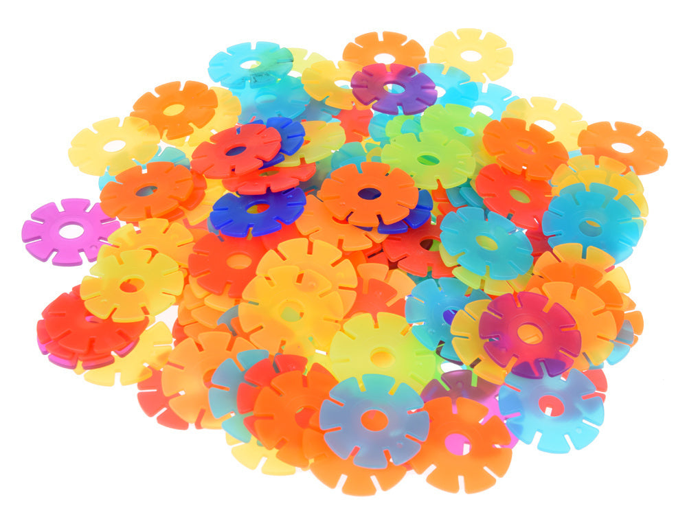 Spalvotų 3D statybinių kaladėlių rinkinys vaikams, 140 el.