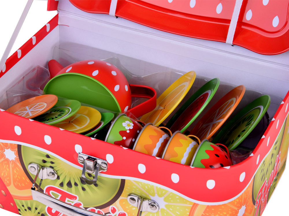 Žaislinis arbatos rinkinys lagamine 36 el.