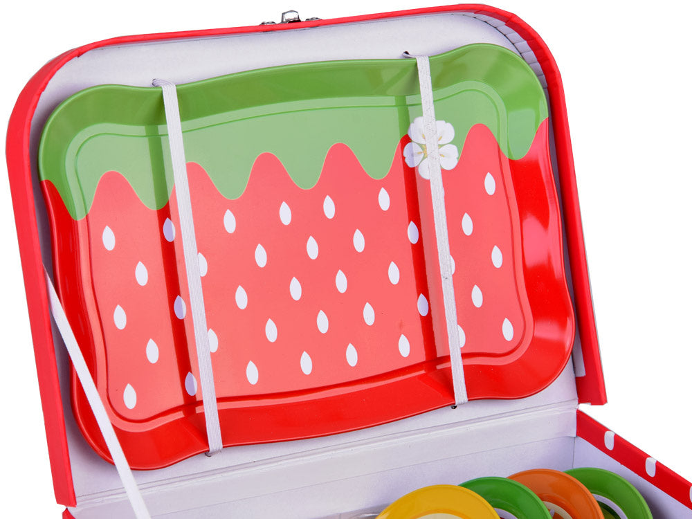 Žaislinis arbatos rinkinys lagamine 36 el.