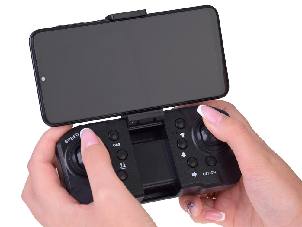 Nuotoliniu būdu valdomas dronas Quadrocopter Flying, oranžinis