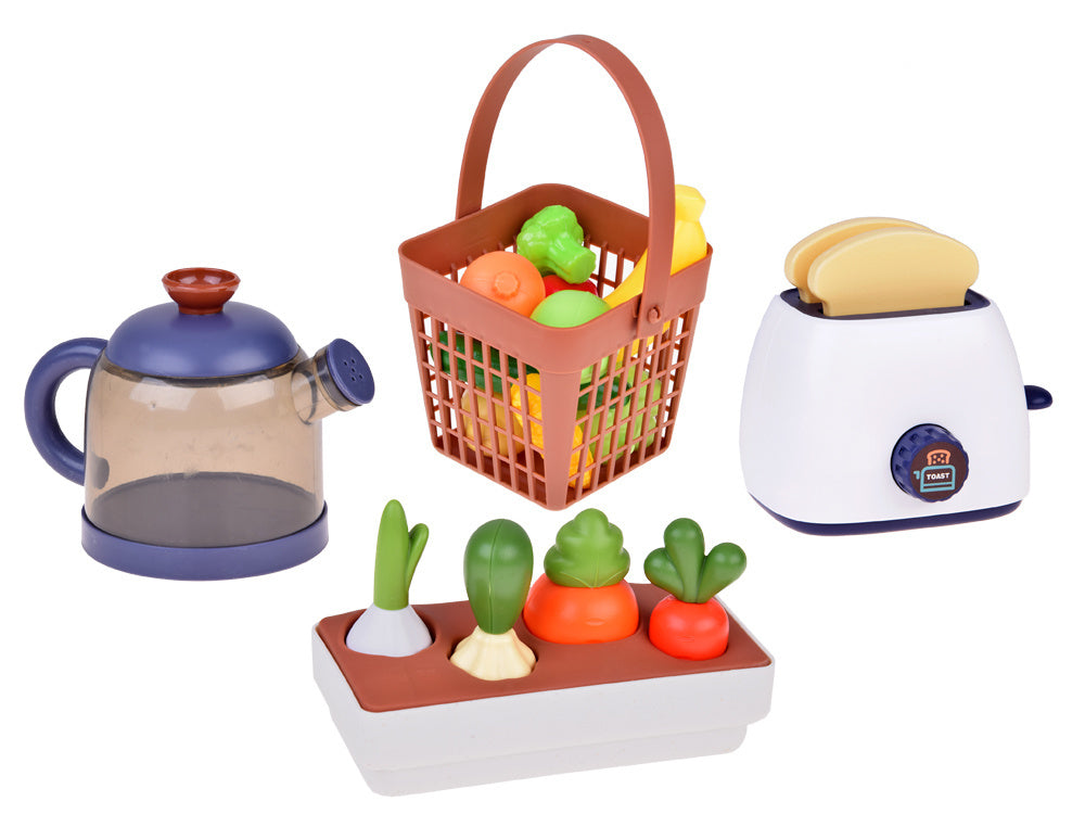 Didelė interaktyvi virtuvė vaikams su vandens funkcija, žalia