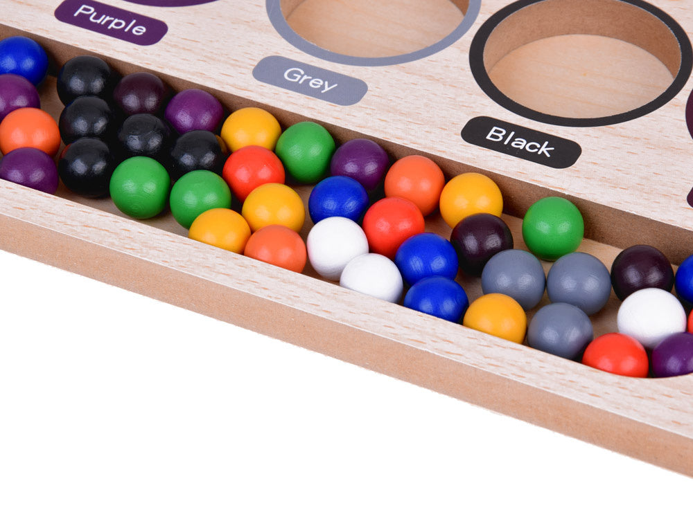 Medinė mokomoji Montessori dėlionė „Mosaic Sorter“