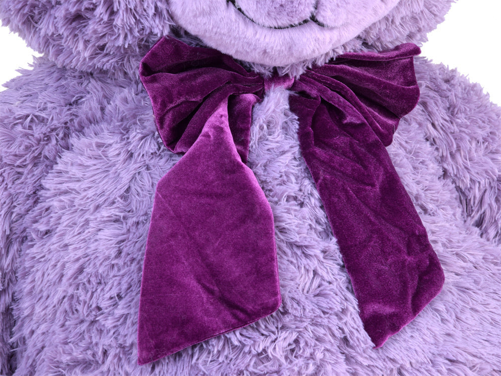 Didelis pliušinis meškiukas BEN 110 cm, violetinis