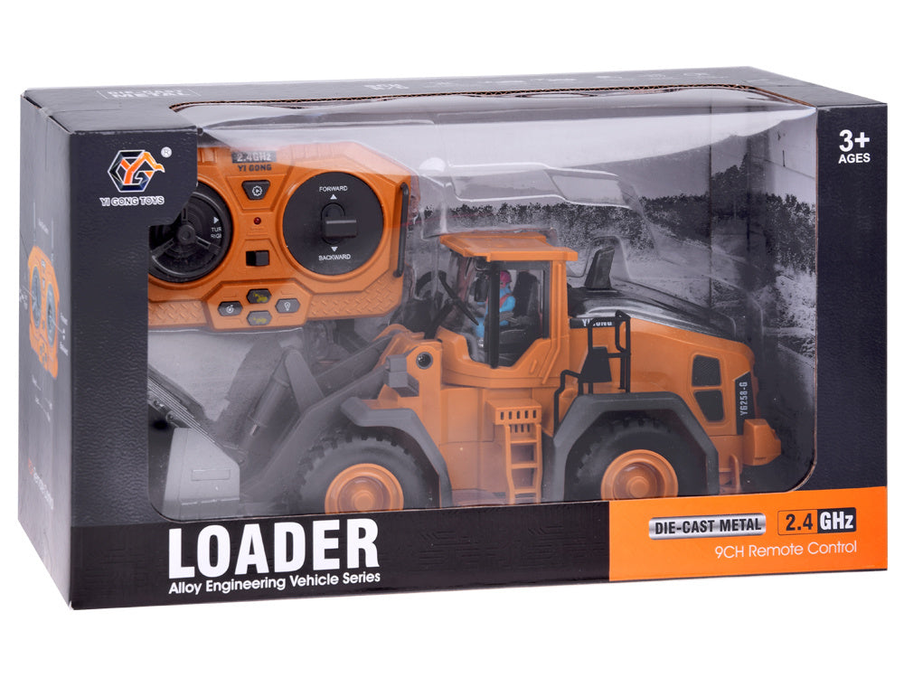 Nuotoliniu būdu valdomas traktorius buldozeris