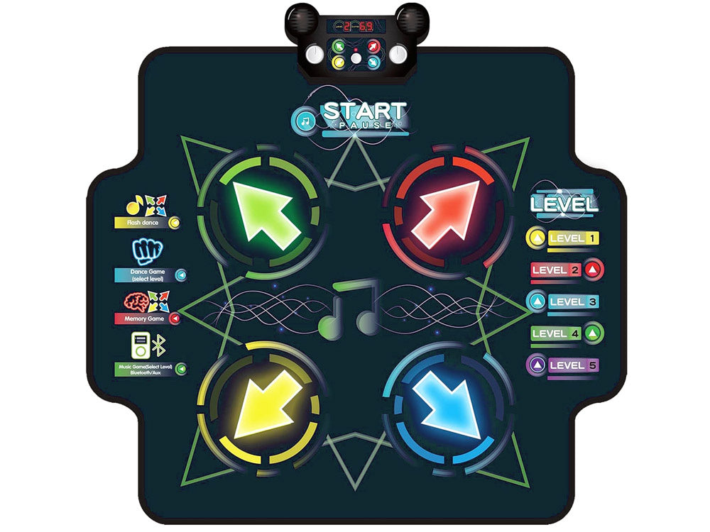 Didelis vaikiškas šokių kilimėlis „Fun Play Dancing in One“