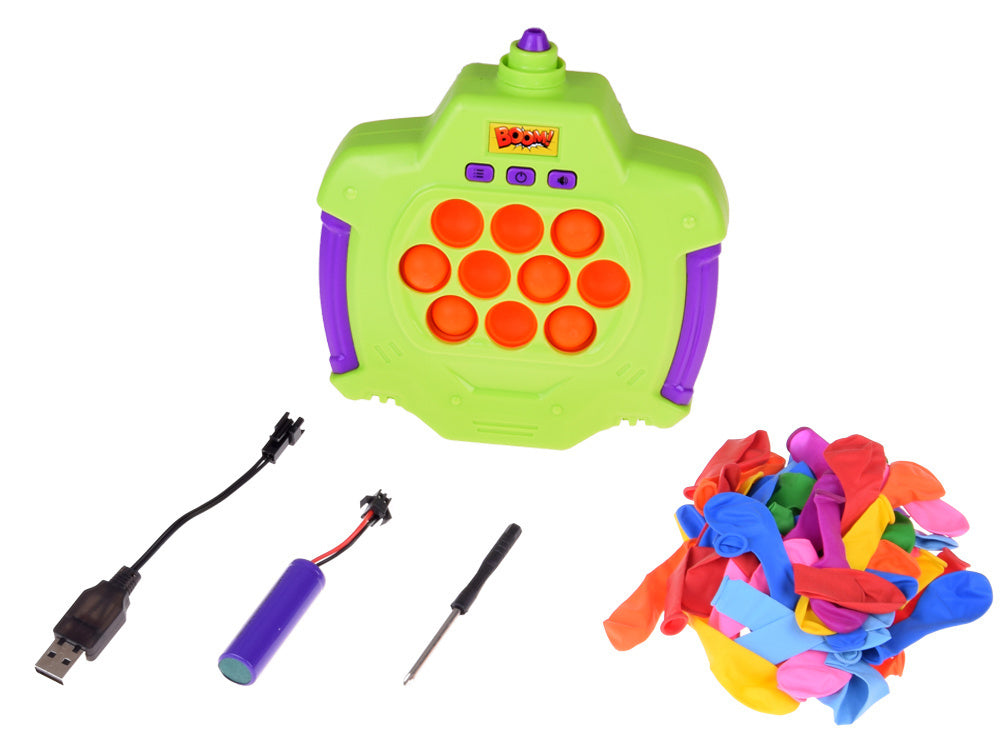 Arkadinis balionų pūtimo žaidimas, žalias