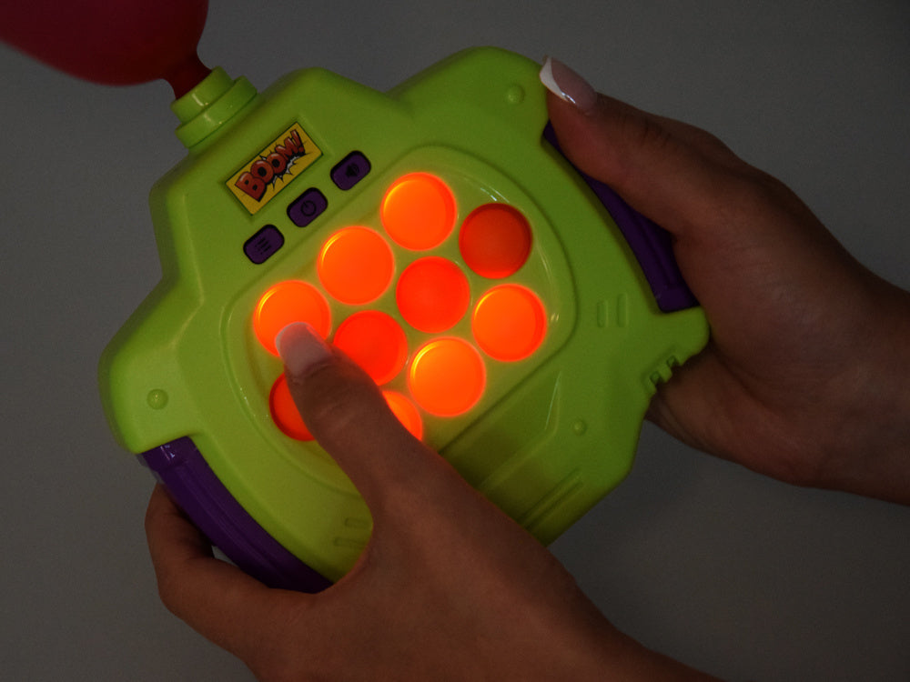 Arkadinis balionų pūtimo žaidimas, žalias