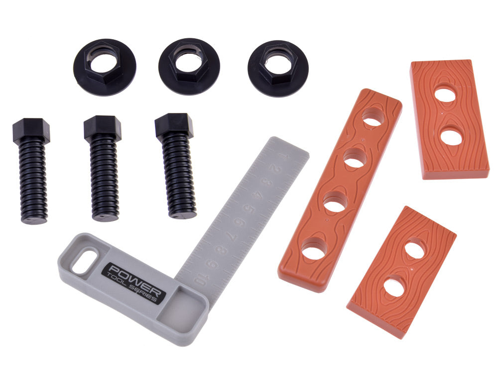 Didelis įrankių rinkinys su krepšiu vaikams