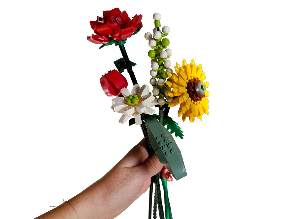 Statybinis konstruktorius vaikams „Gėlių puokštė“ 568 el.