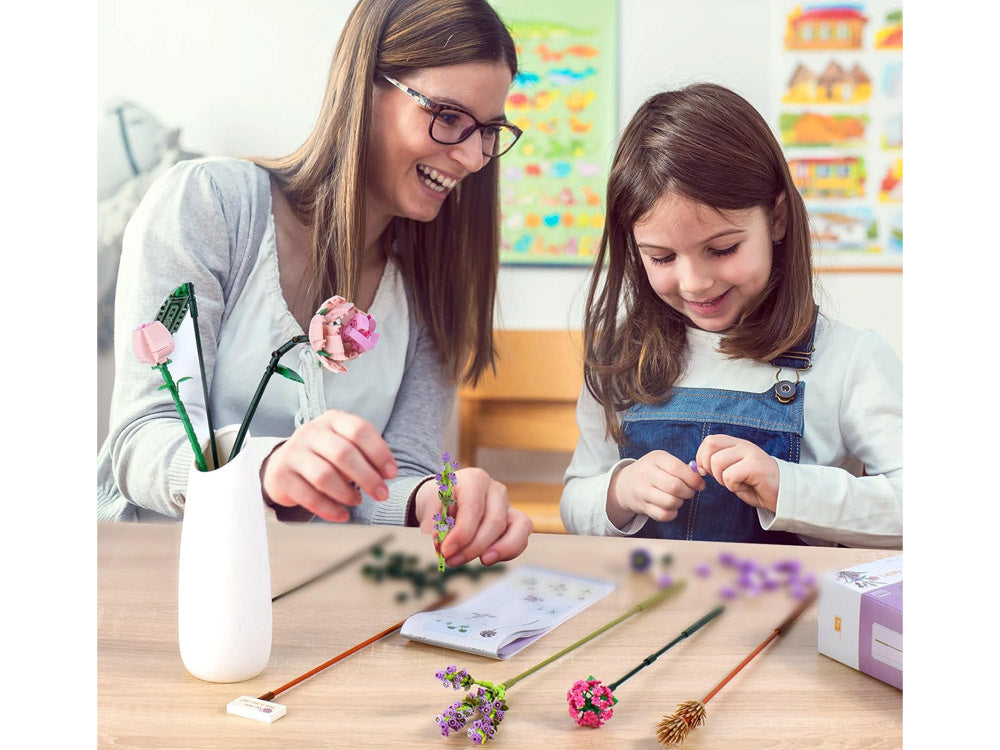 Statybinis konstruktorius vaikams „Gėlių puokštė“ 547 el.