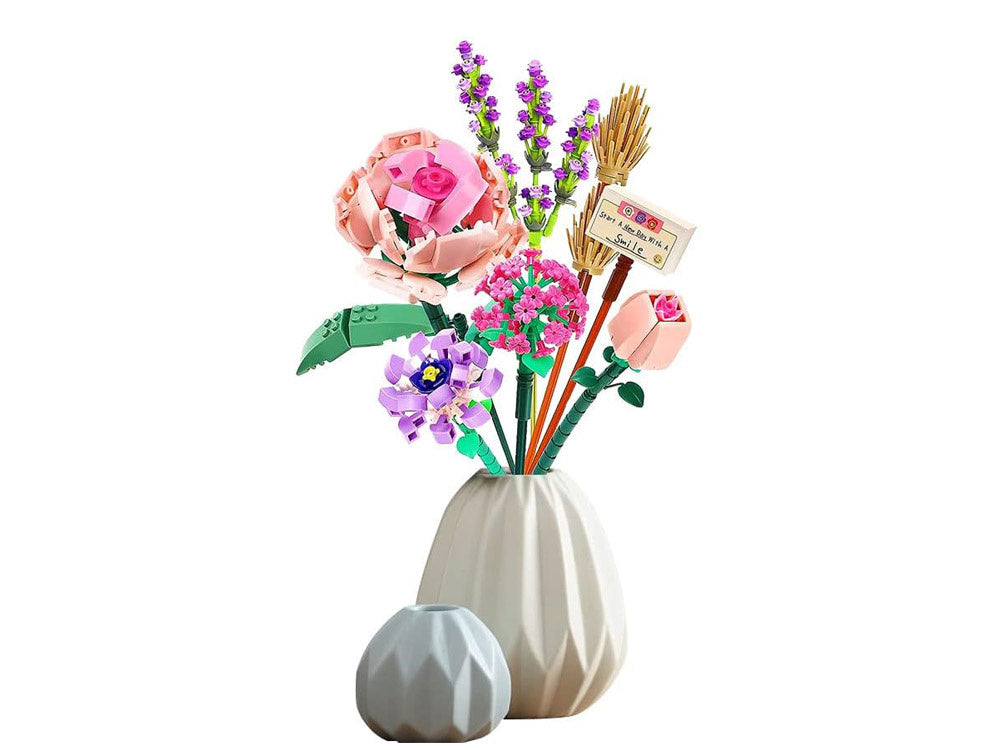 Statybinis konstruktorius vaikams „Gėlių puokštė“ 547 el.