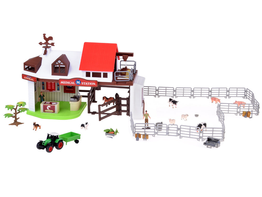 Didelis veterinarijos klinikos rinkinys su priedais 102 el.