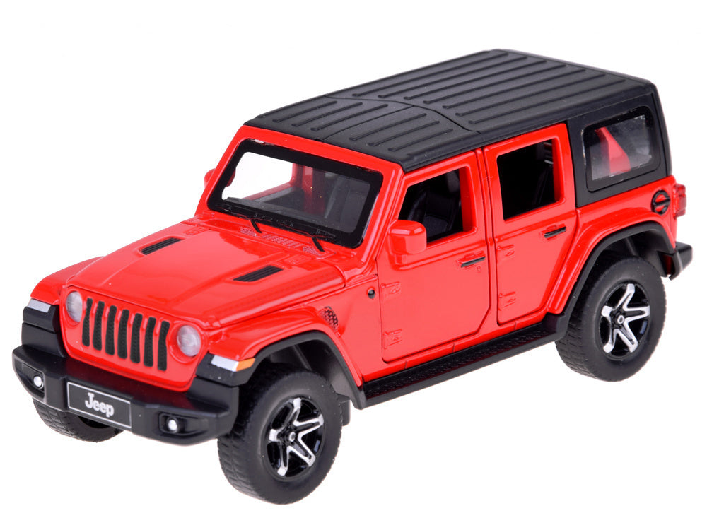 Visureigio ir kemperio rinkinys su šviesos ir garso efektais, raudona