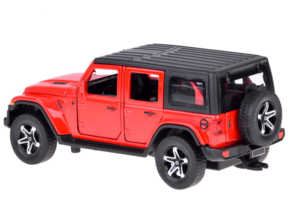 Visureigio ir kemperio rinkinys su šviesos ir garso efektais, raudona