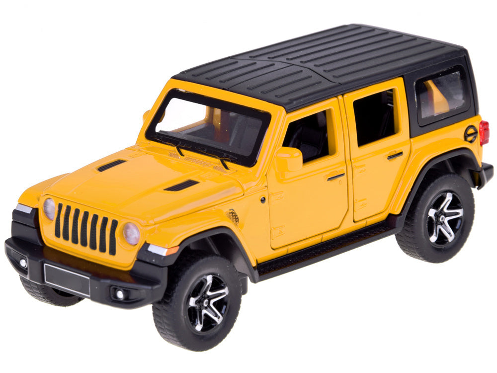 Visureigio ir kemperio rinkinys su šviesos ir garso efektais, geltona