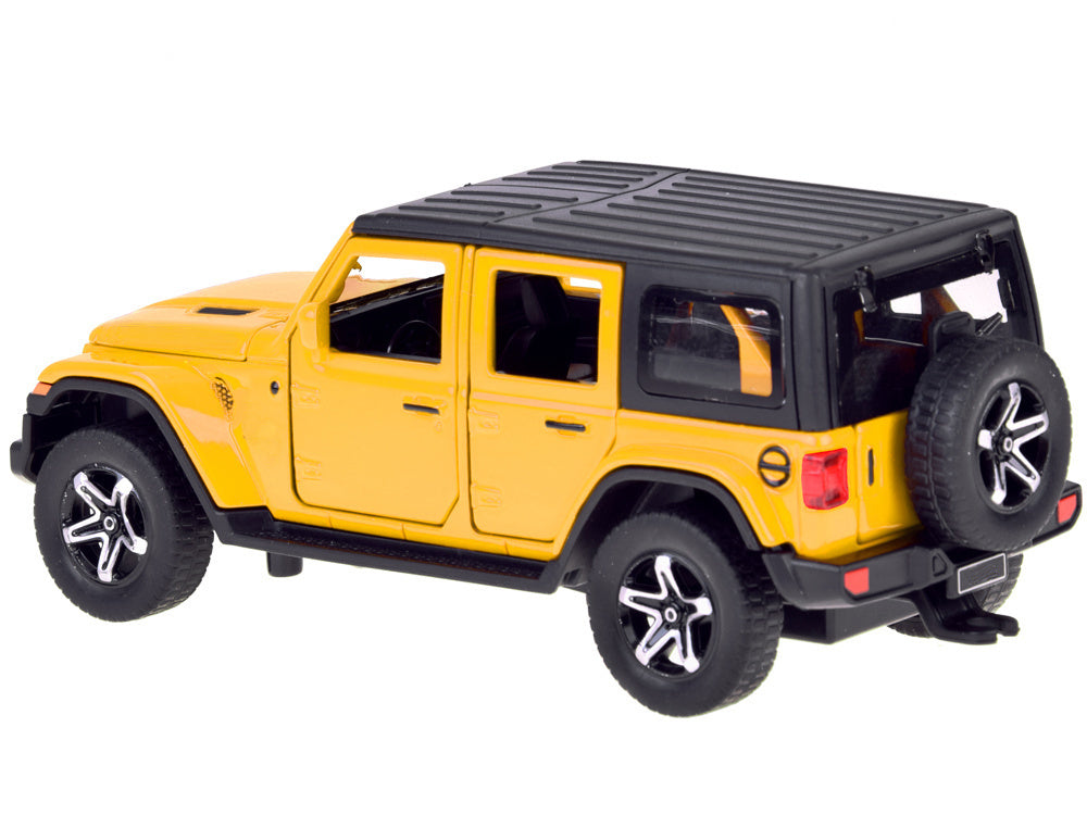 Visureigio ir kemperio rinkinys su šviesos ir garso efektais, geltona