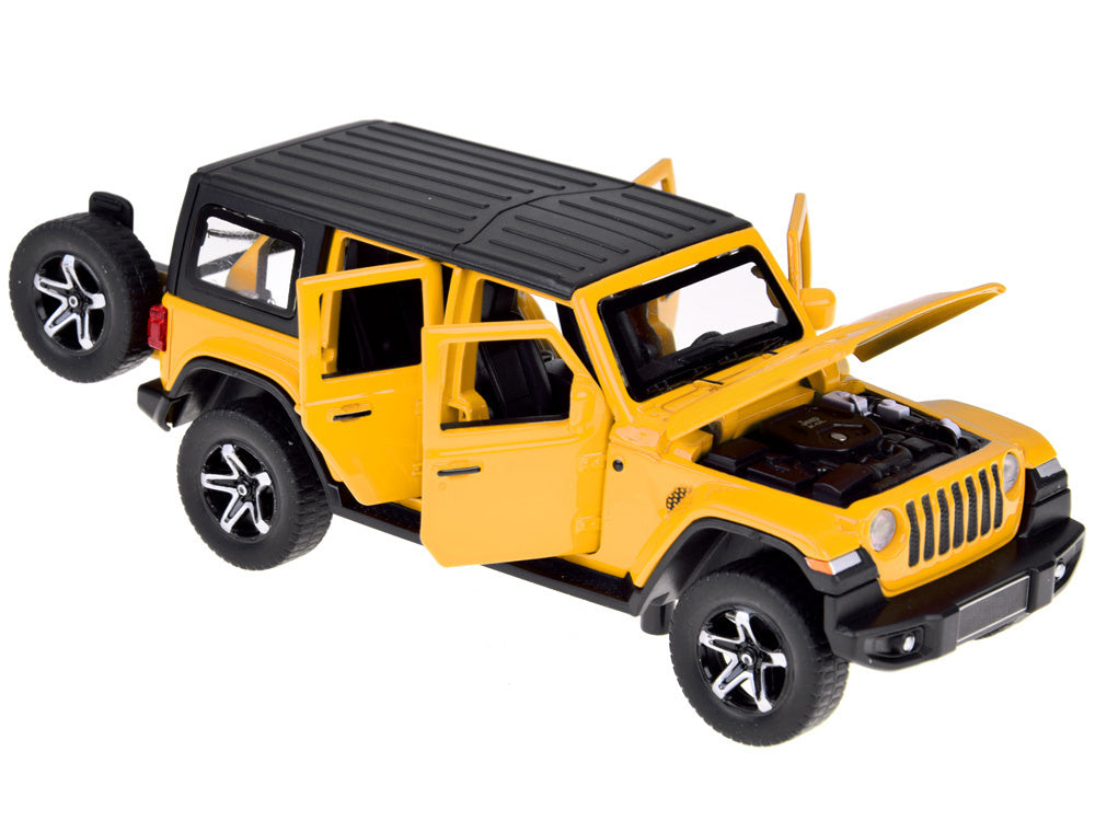 Visureigio ir kemperio rinkinys su šviesos ir garso efektais, geltona