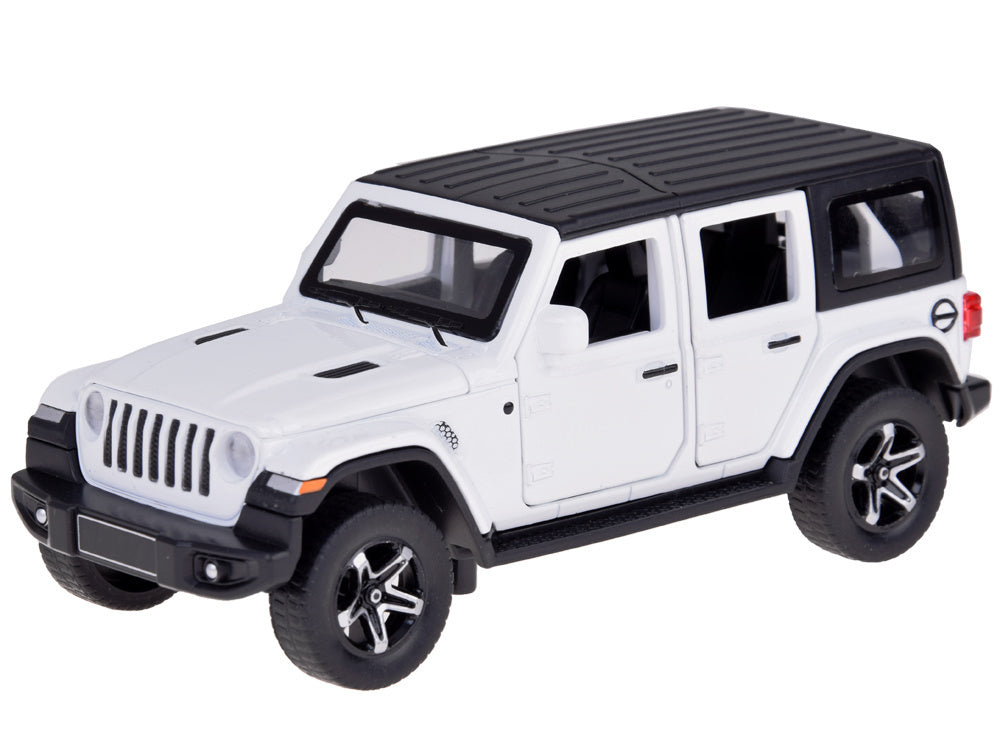 Visureigio ir kemperio rinkinys su šviesos ir garso efektais, baltas