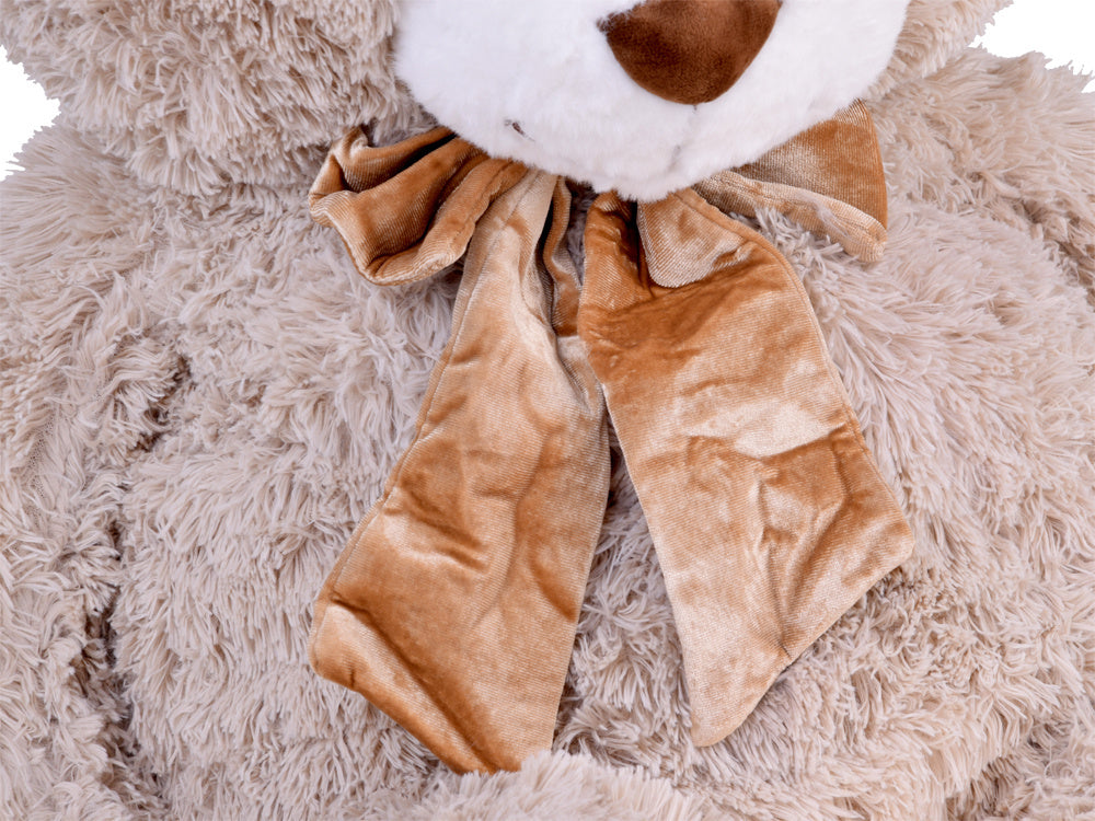 Didelis pliušinis meškiukas BEN 110 cm, šviesiai rudas