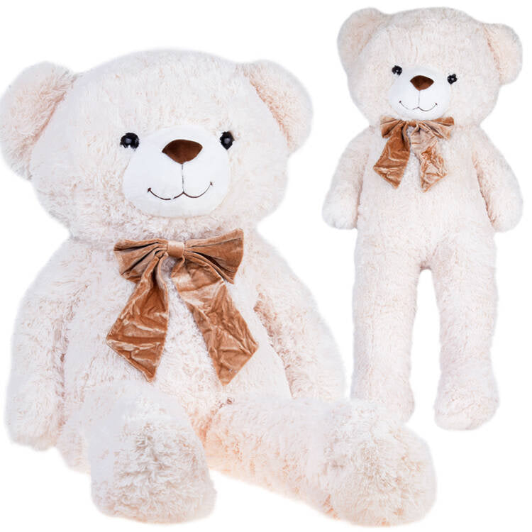 Didelis pliušinis meškiukas BEN 110 cm, baltas