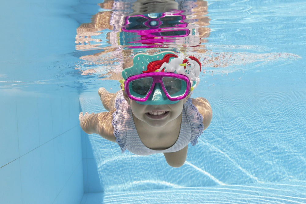 Plaukimo akiniai vaikams su vienaragio motyvu, Bestway 22064