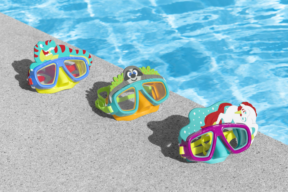 Plaukimo akiniai vaikams, žali, Bestway 22064