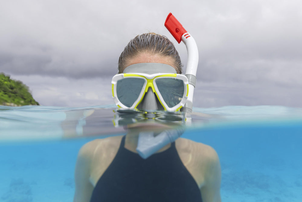 Nardymo rinkinys vaikams su vamzdeliu, pilkas, Bestway 24053