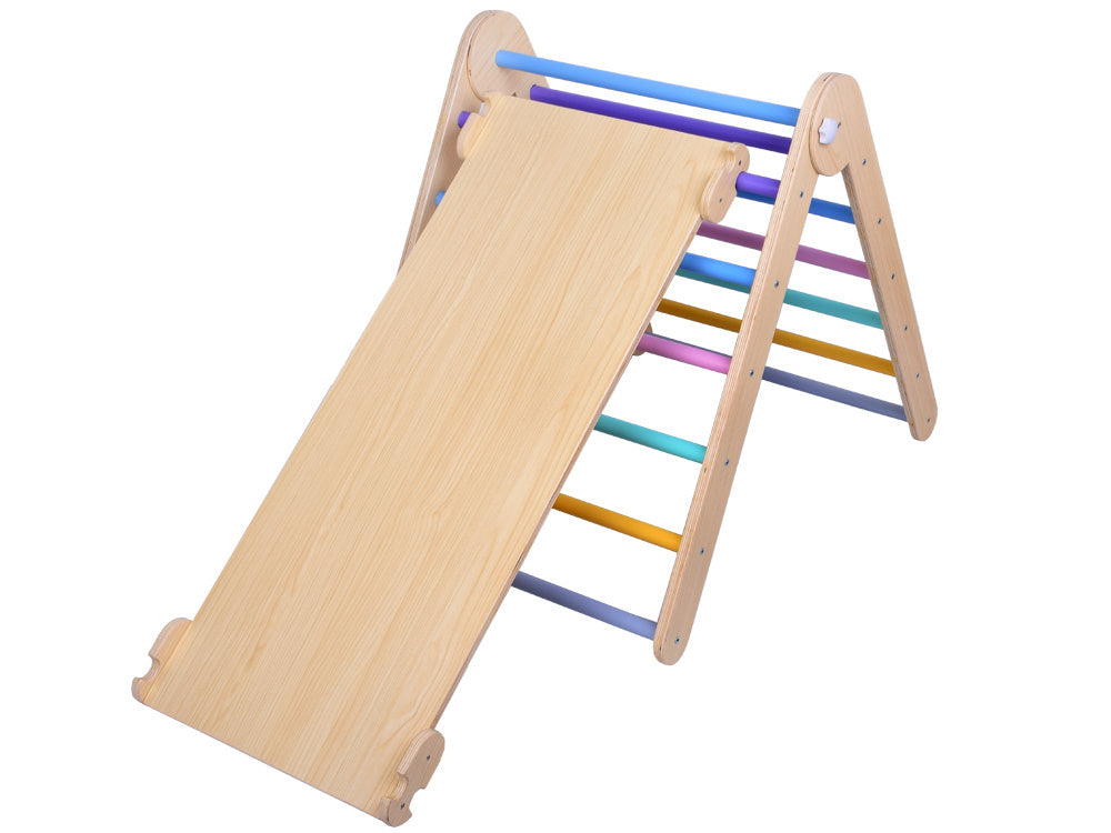 Medinis žaidimų aikštelės laipiojimo rinkinys vaikams 3in1