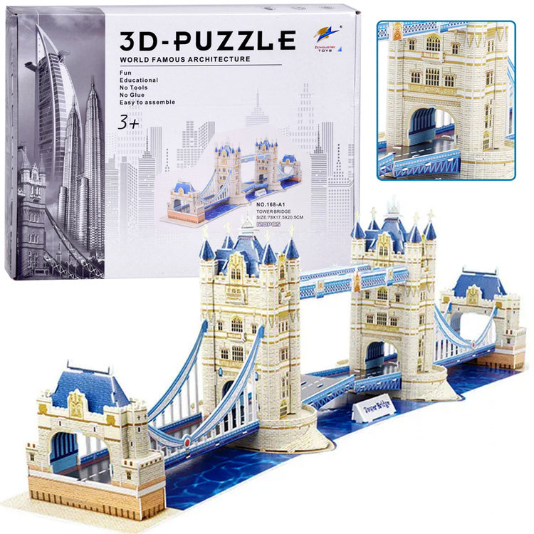 3D Londono Tauerio tilto dėlionė 120 el.