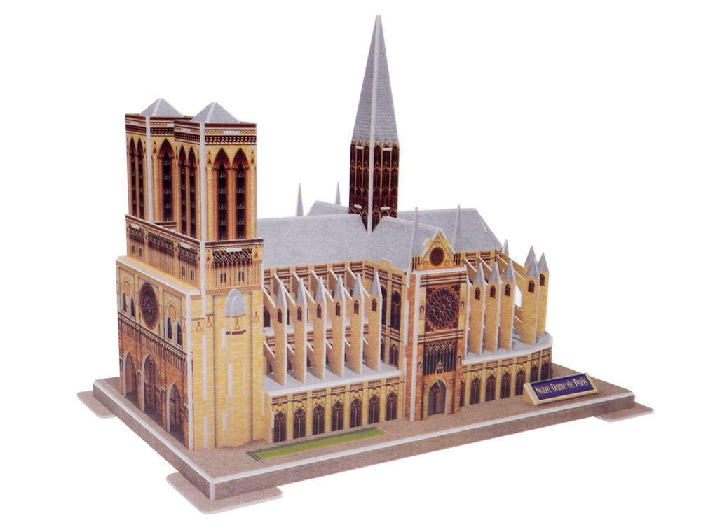 3D Paryžiaus Notre-Dame katedros dėlionė 77 el.