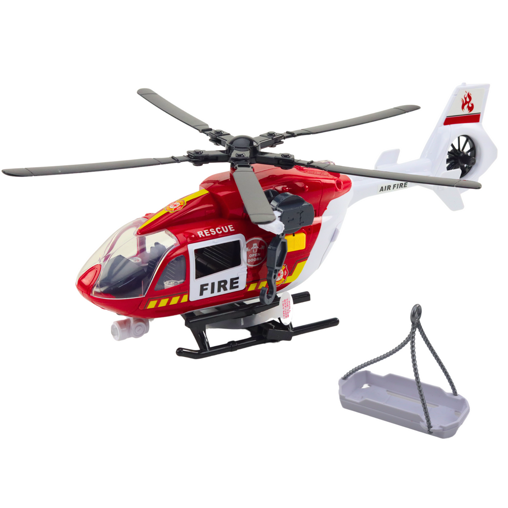 Priešgaisrinis gelbėjimo sraigtasparnis su pakeliamais neštuvais 1:14