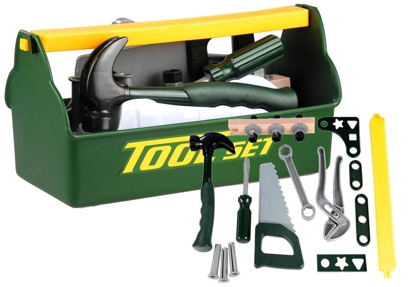 Vaikiškų įrankių rinkinys dėžutėje