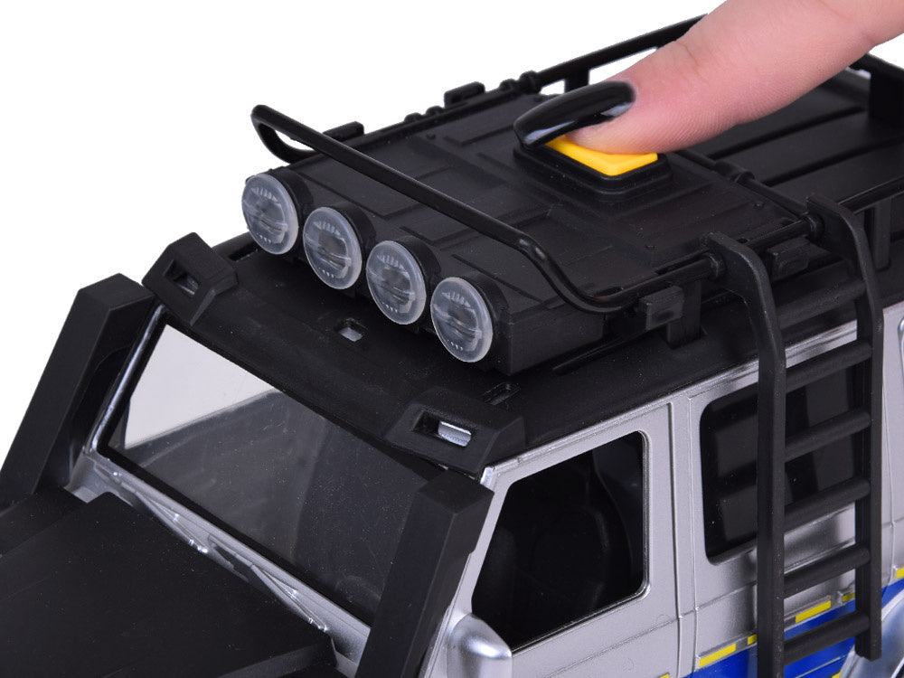 Žaislinis policijos visureigis su šviesomis ir garsais