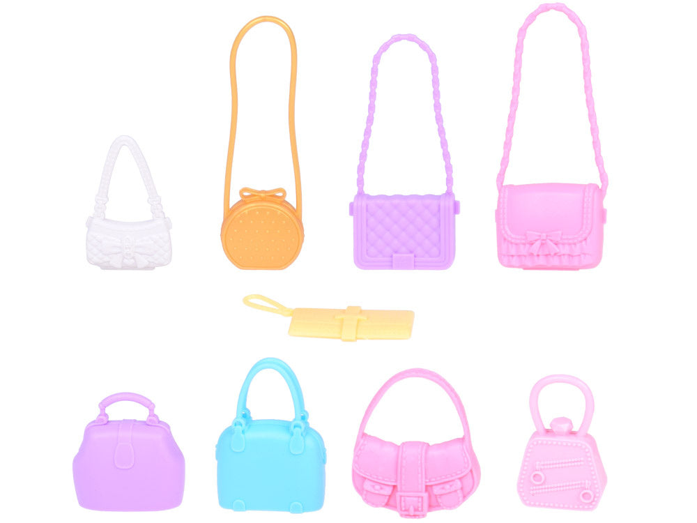 Turtingas drabužių ir aksesuarų rinkinys lėlei Anlily