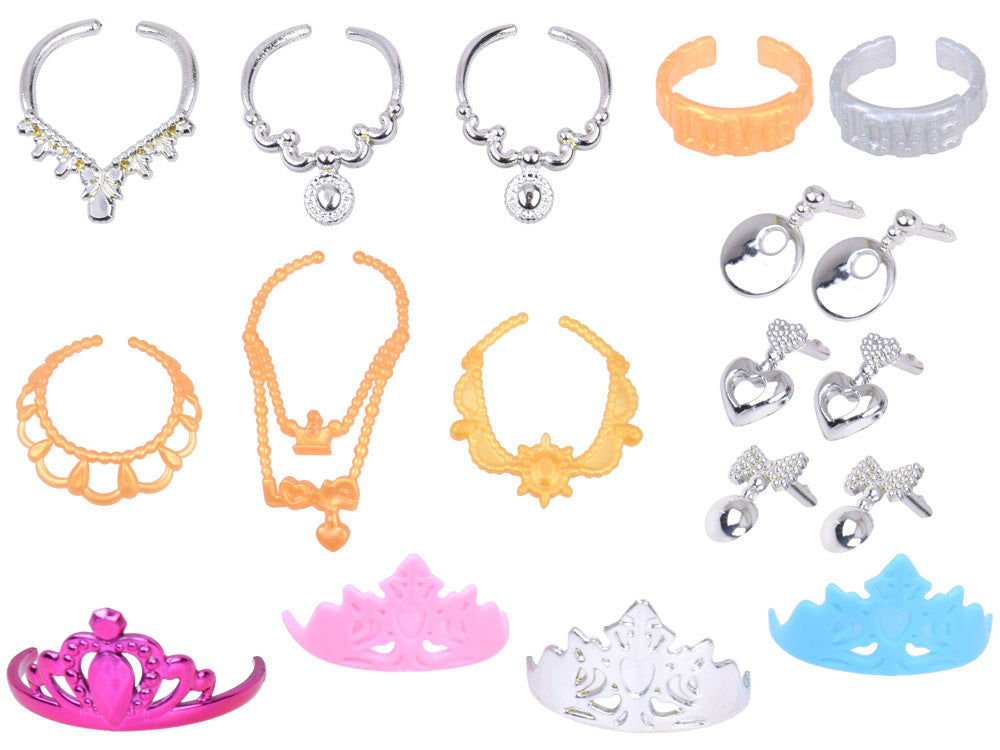 Turtingas drabužių ir aksesuarų rinkinys lėlei Anlily