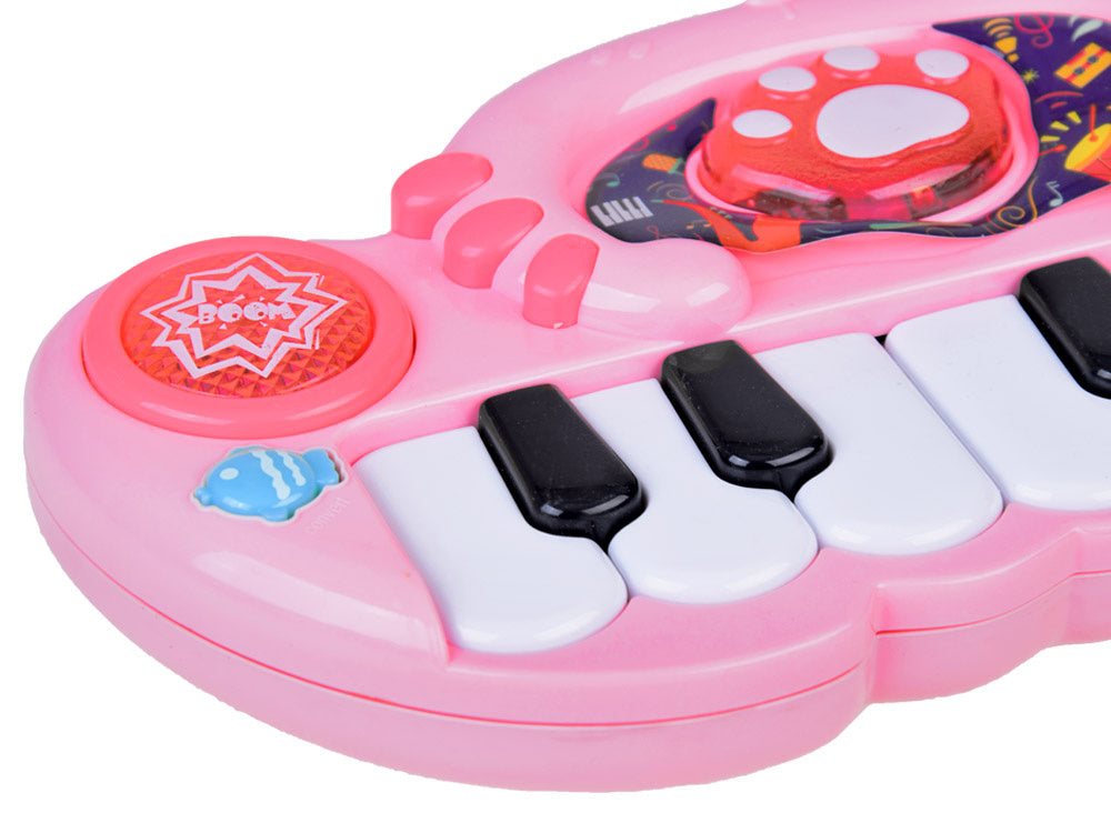 Interaktyvus pianinas, rožinis