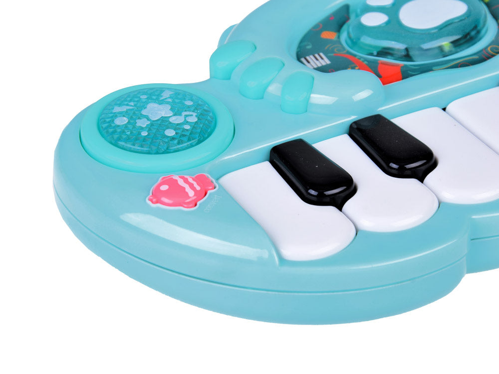 Interaktyvus pianinas, mėlynas