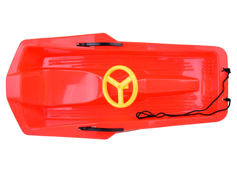 Vaikiškos rogutės su atlošu ir vairu