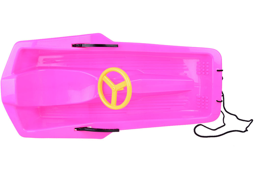 Vaikiškos rogutės su atlošu ir vairu