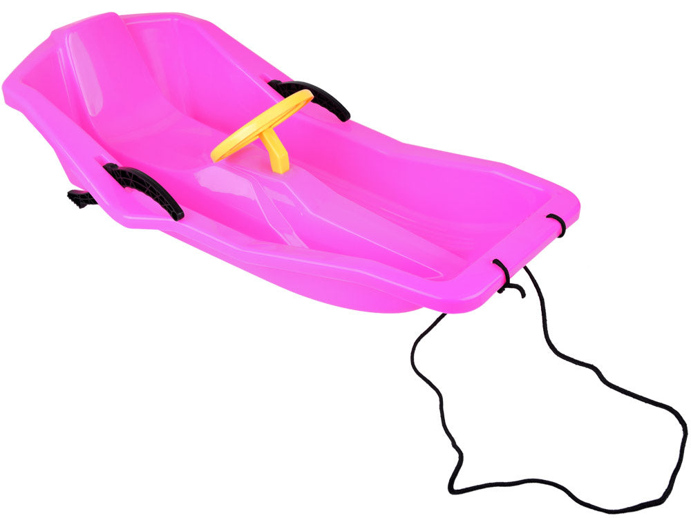 Vaikiškos rogutės su atlošu ir vairu