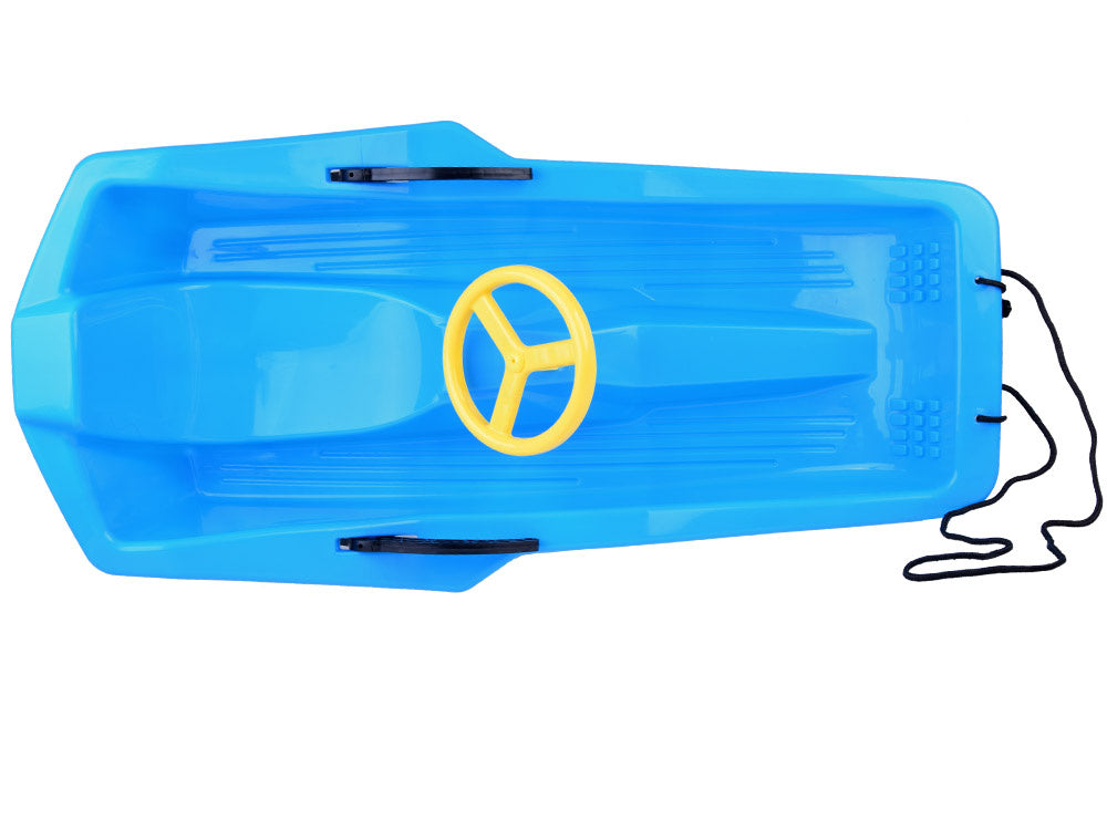 Vaikiškos rogutės su atlošu ir vairu