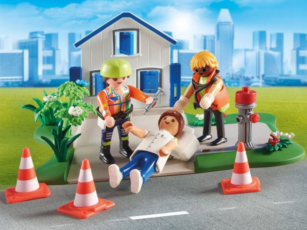 Kūrybinis figūrėlių ir kaladėlių rinkinys 120 el,  Playmobil