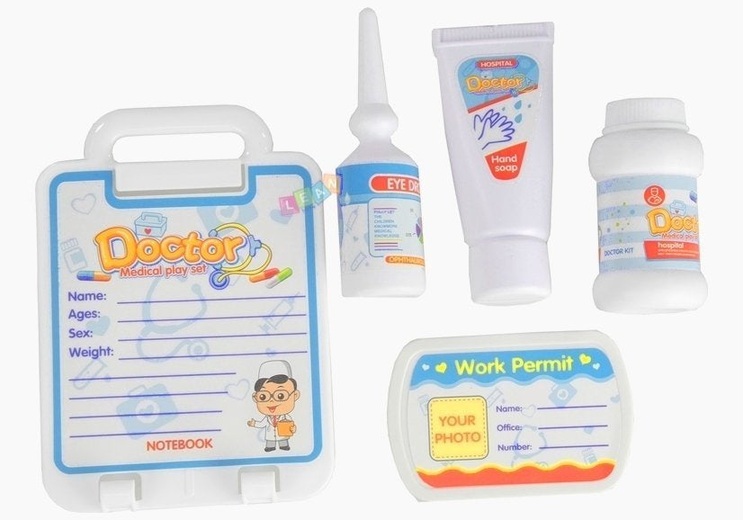 Vaikiškas medicininis vežimėlis su priedais 22 el