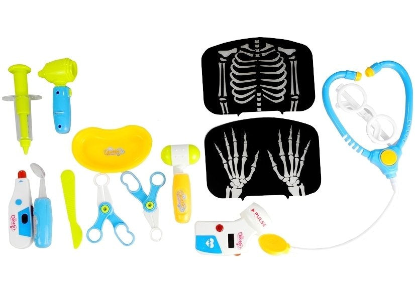 Vaikiškas medicininis vežimėlis su priedais 22 el