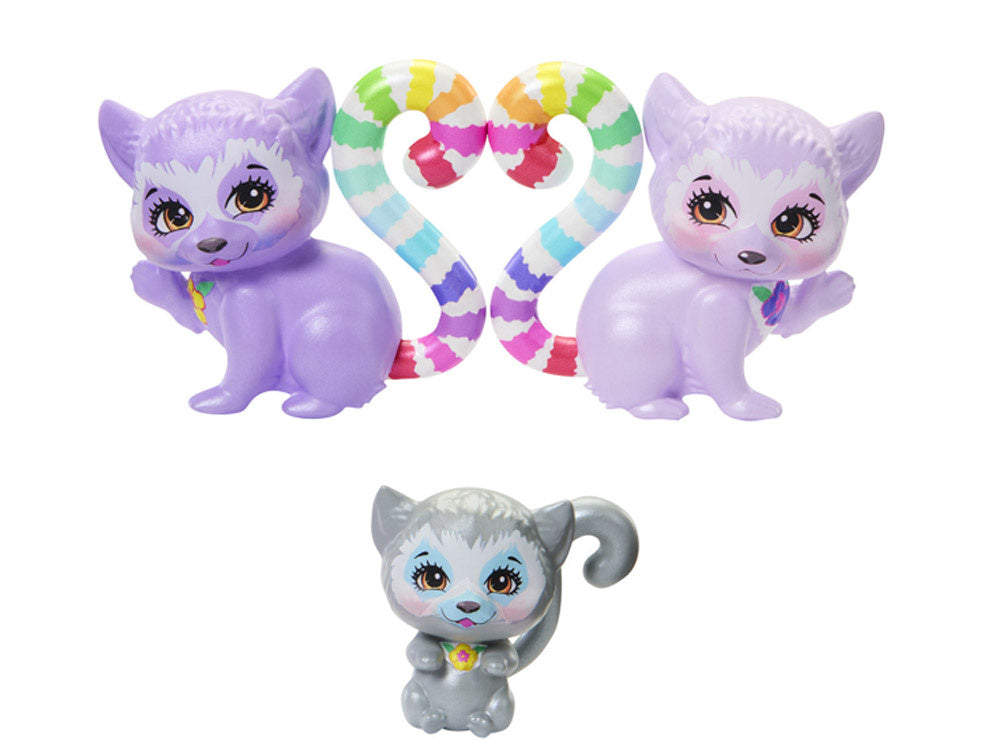 Lėlės ir lemūrų šeimos rinkinys