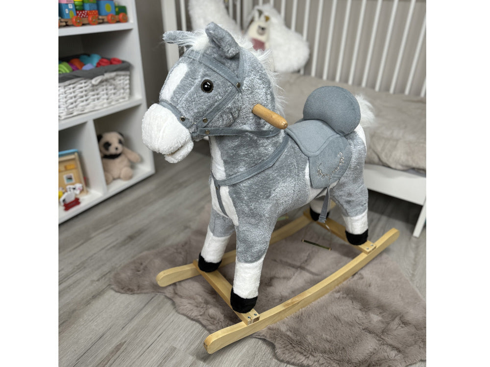 Interaktyvus supamasis arklys, pilkas