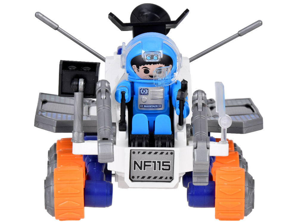 Žaislinis kosminis automobilis su priedais