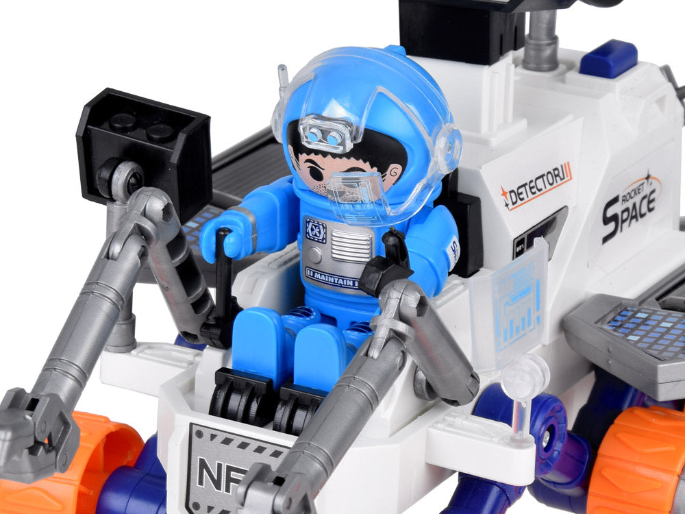 Žaislinis kosminis automobilis su priedais