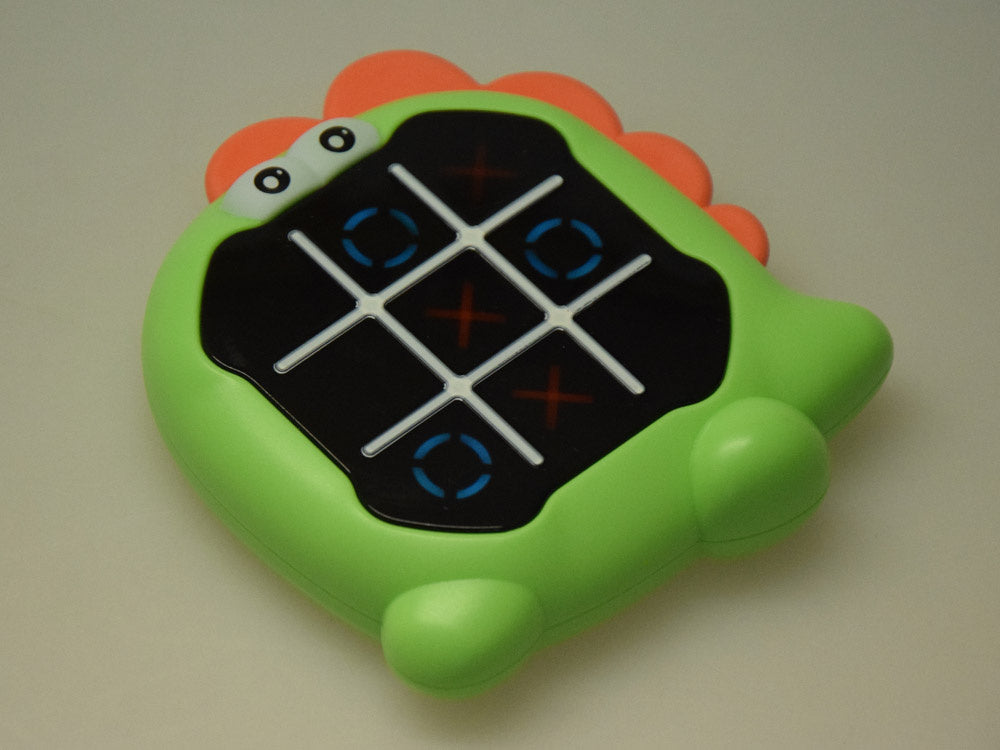 Elektroninis žaidimas vaikams „Tic Tac Toe Dino“ 3in1, žalias