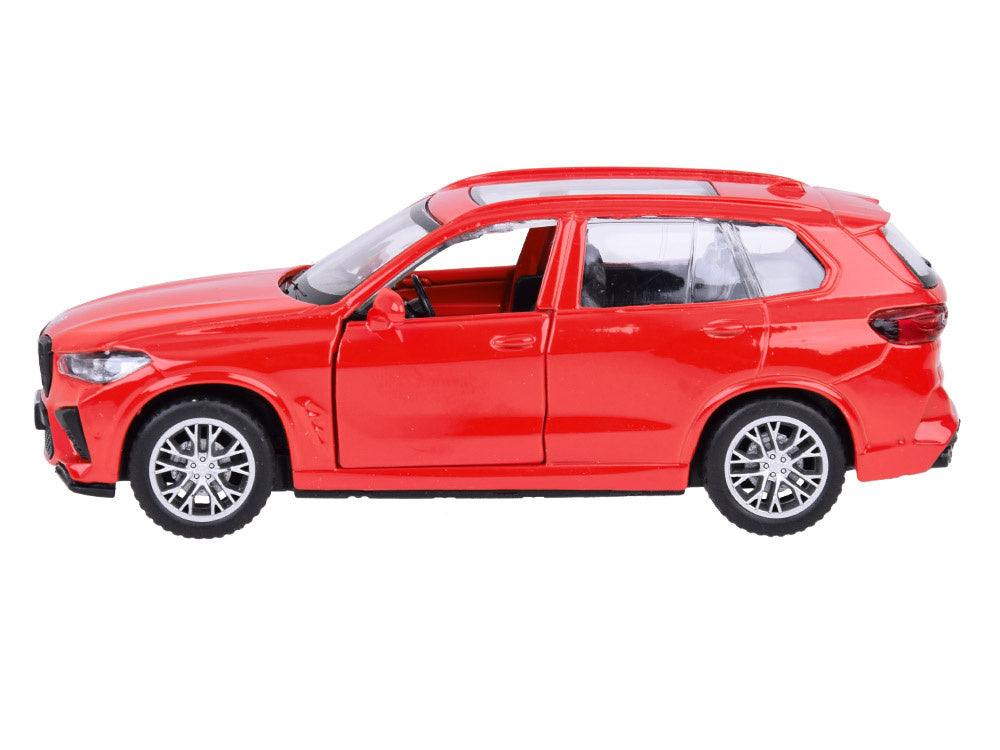 Metalinis automobilis BMW X5M 1:43, raudonas